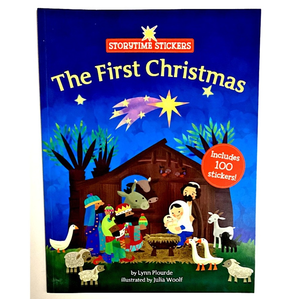 Storytime‎ Stickers 2011 THE FIRST CHRISTMAS Sticker Book Includes 100 Stickers!